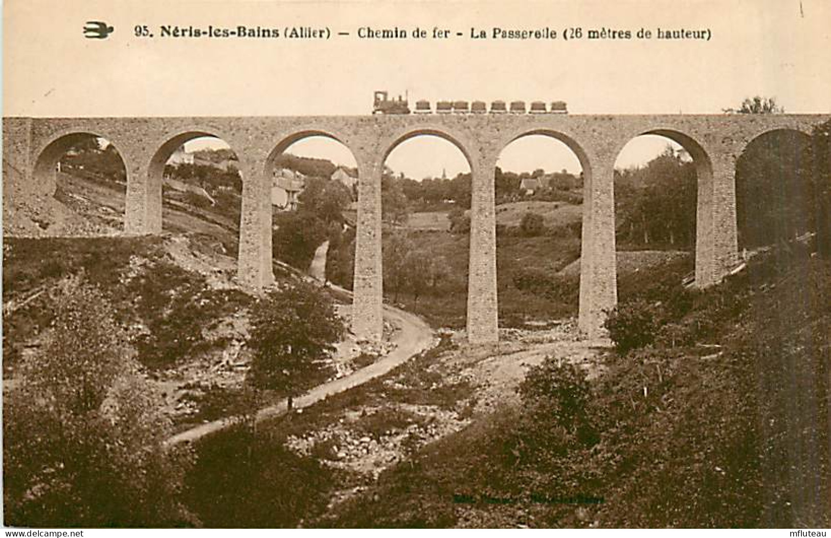 03* NERIS LES BAINS  Pont – Train    MA99,0278 - Neris Les Bains