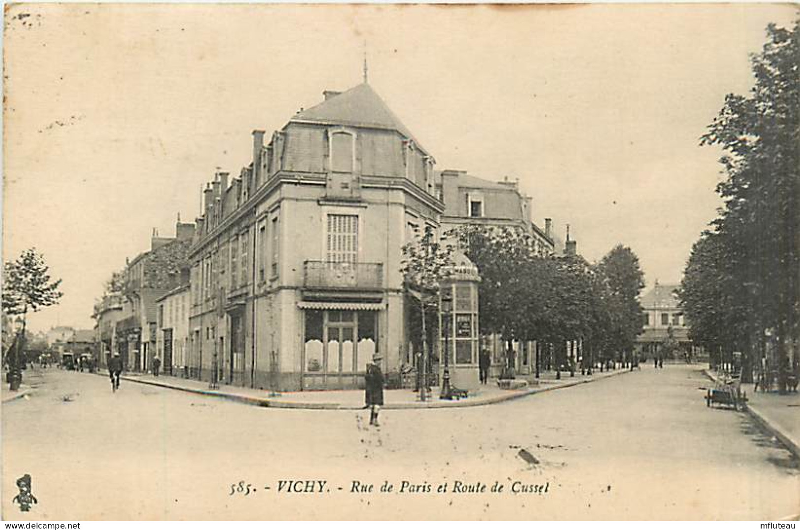 03* VICHY Rue  De Paris Et De Cusset         MA99,0261 - Vichy