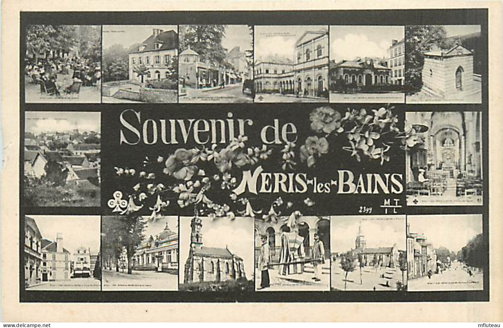 03* NERIS LES BAINS  Souvenir            MA99,0208 - Neris Les Bains