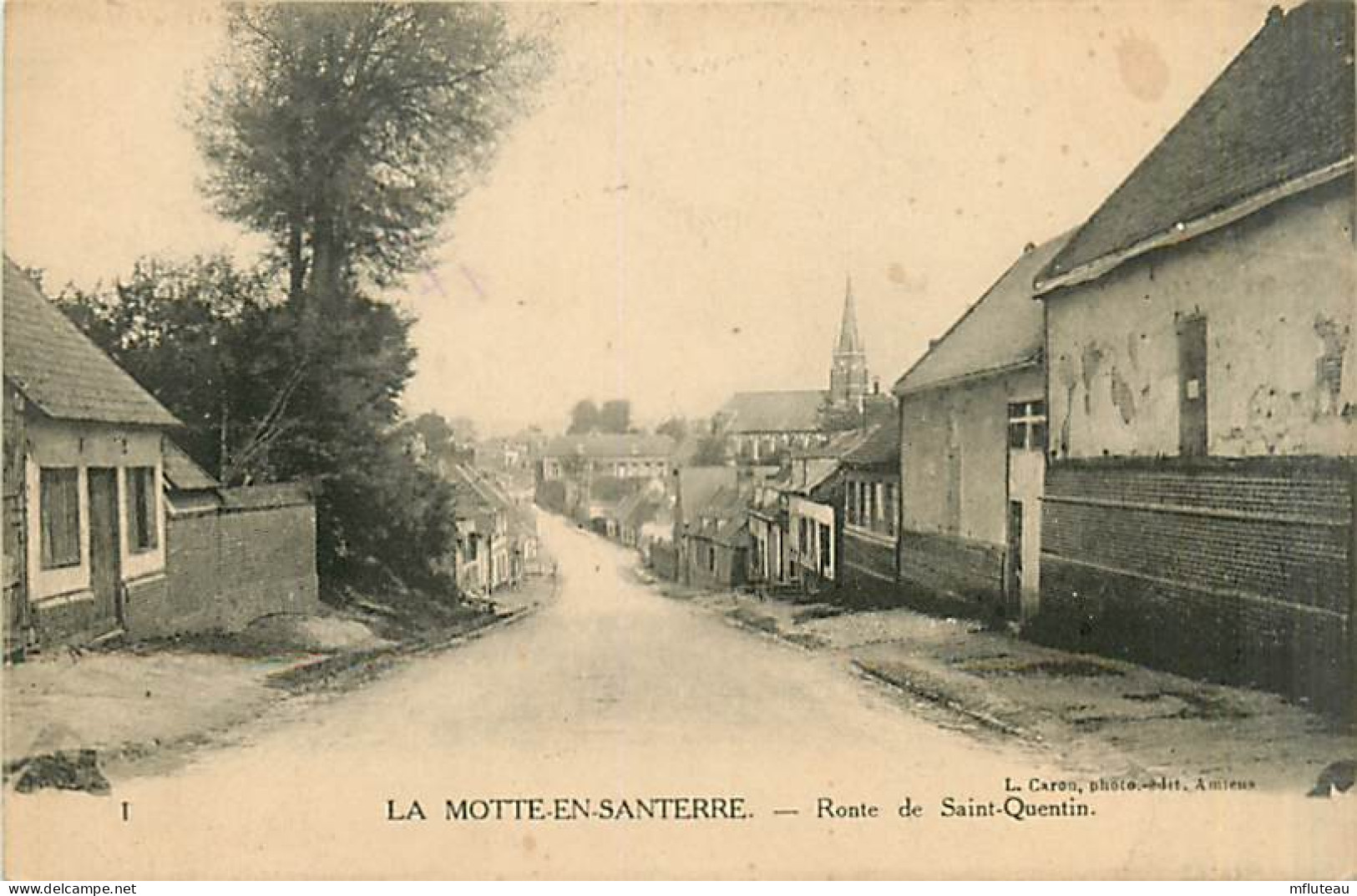 02* LA MOTTE EN SANTERRE  Route De St Quentin           MA99,0161 - Other & Unclassified