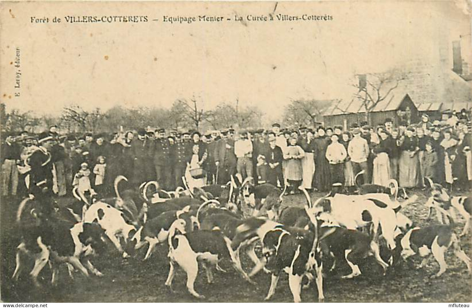 02* VILLERS COTTERETS  Equipage Menier – Curee            MA99,0141 - Jagd