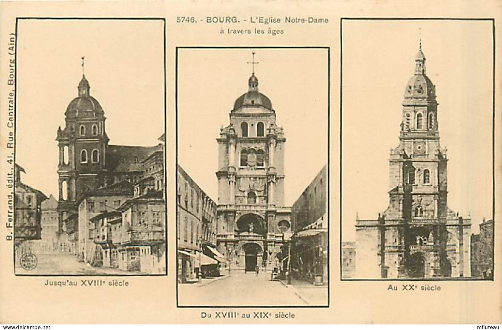 01* BOURG Mulltivues Eglise  Notre Dame           MA99,0077 - Other & Unclassified