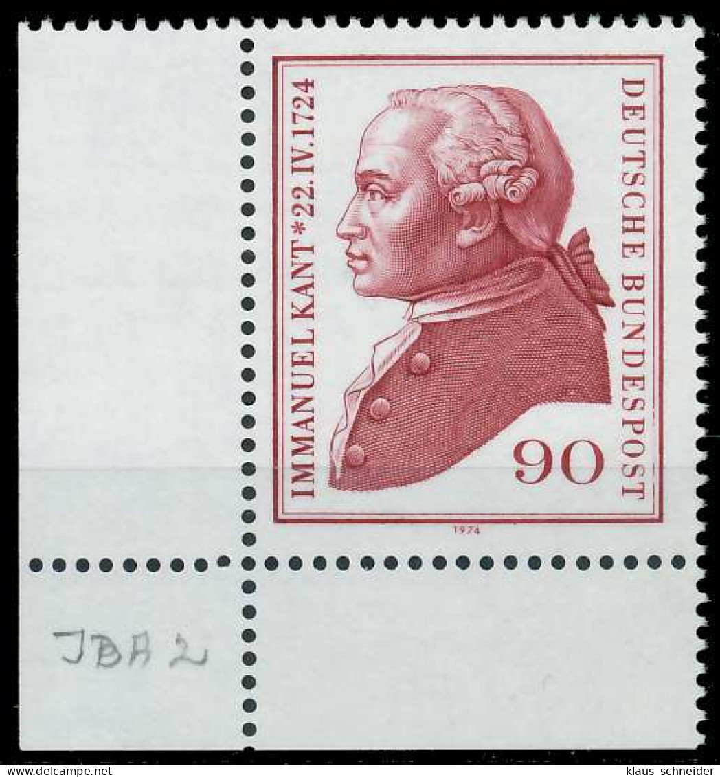 BRD BUND 1974 Nr 806n Postfrisch ECKE-ULI X5FE436 - Unused Stamps