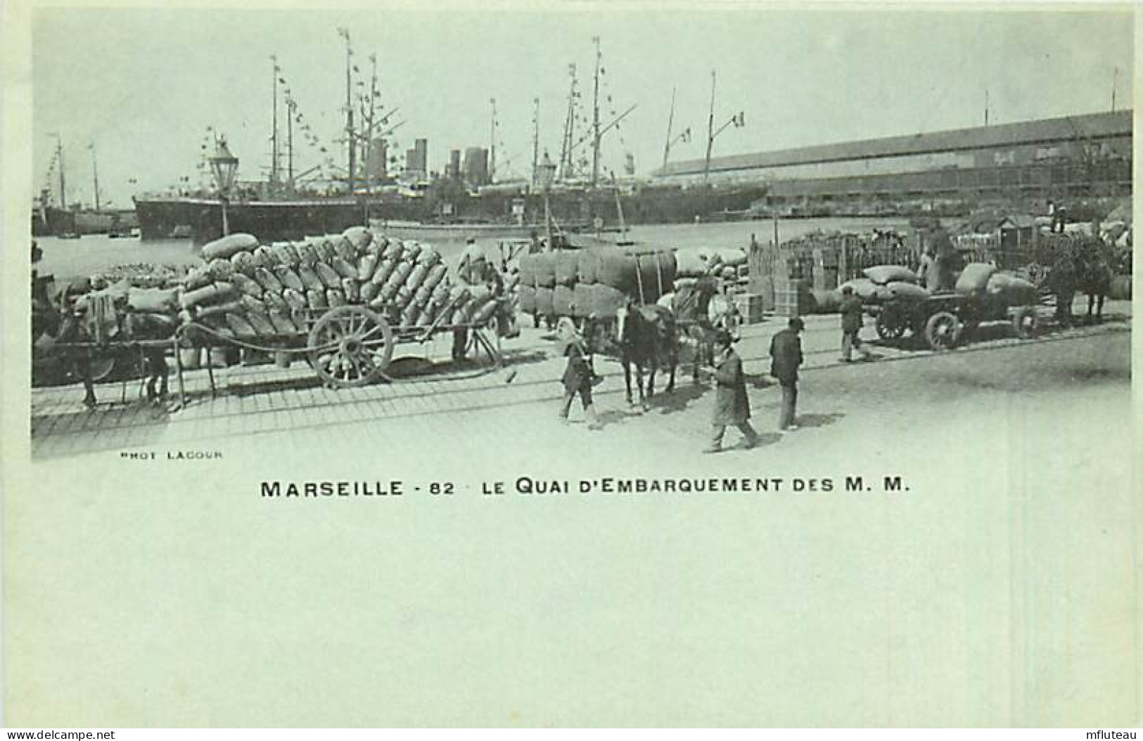 13* MARSEILLE  Quai Embarquement Messageries MA99,1117 - Unclassified