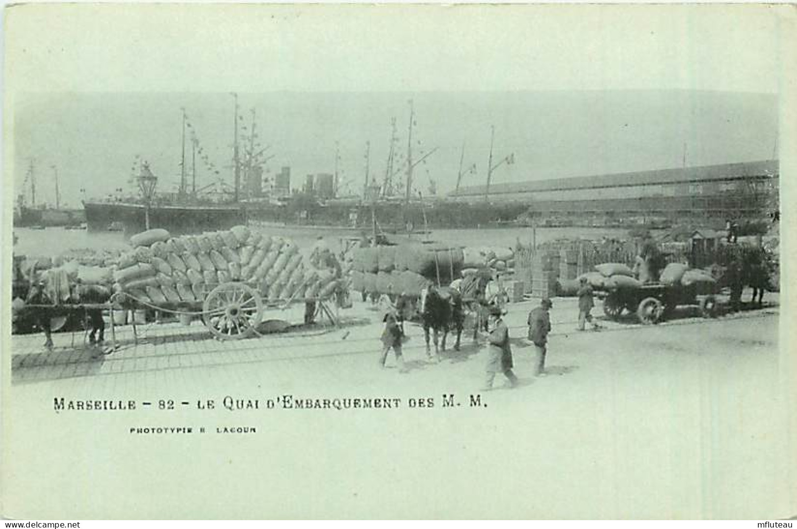13* MARSEILLE  Quai Embarquement Messageries MA99,1116 - Unclassified