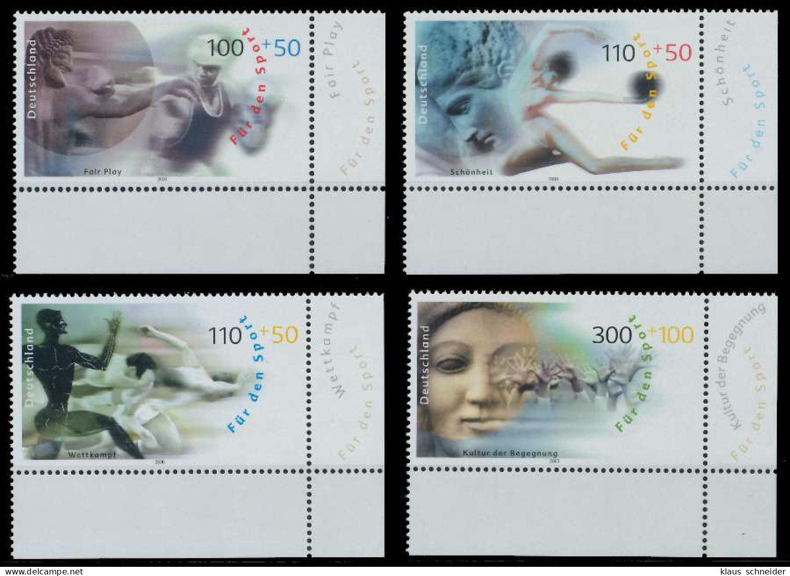 BRD BUND 2000 Nr 2094-2097 Postfrisch ECKE-URE S272B42 - Unused Stamps