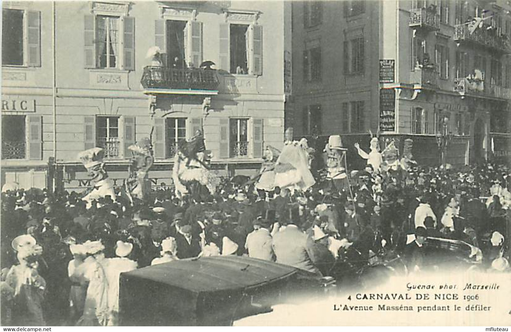 06* NICE  Carnaval 1906 – Av Massena     MA99,0635 - Autres & Non Classés