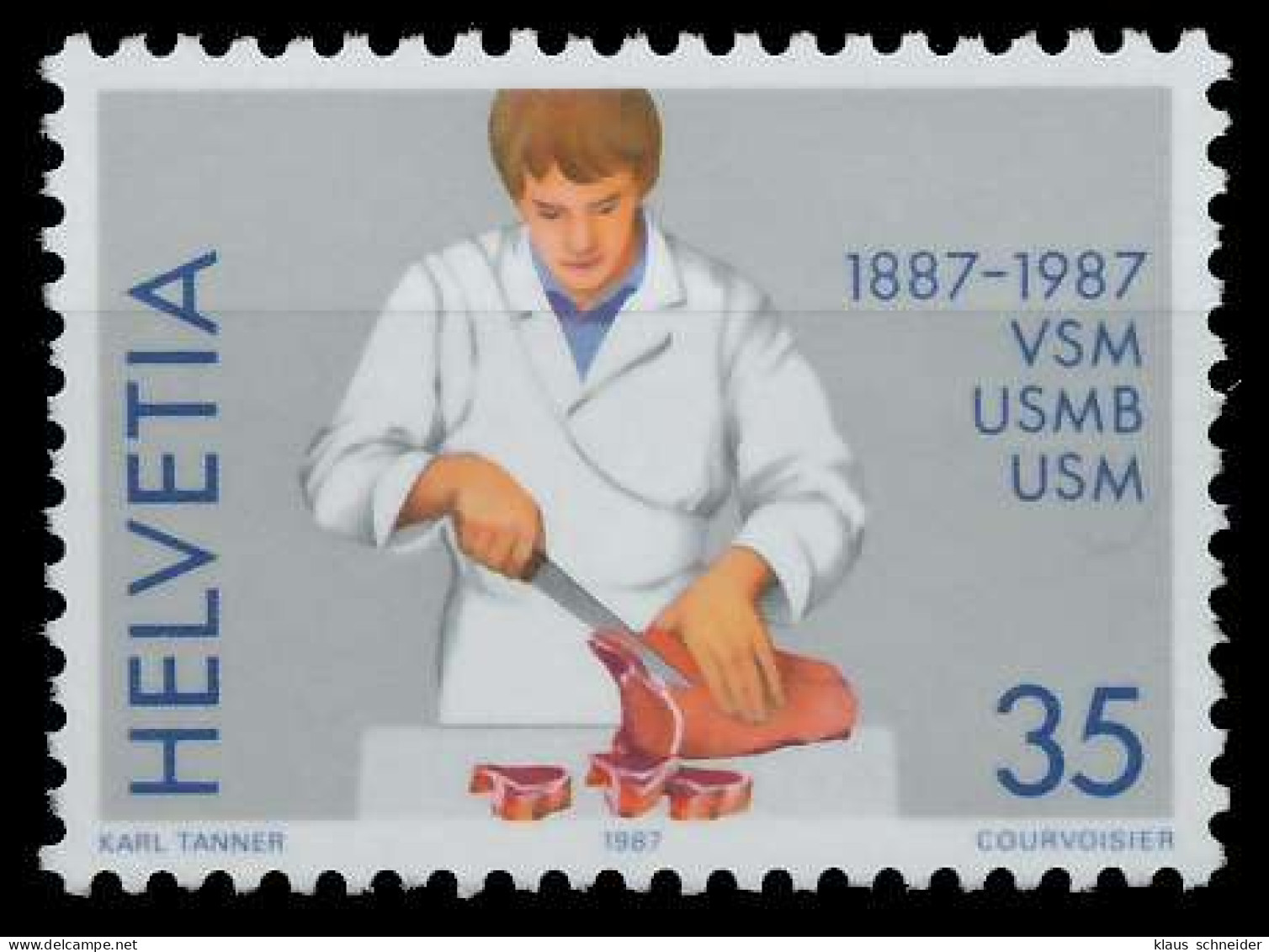 SCHWEIZ 1987 Nr 1351 Postfrisch X66EA92 - Unused Stamps
