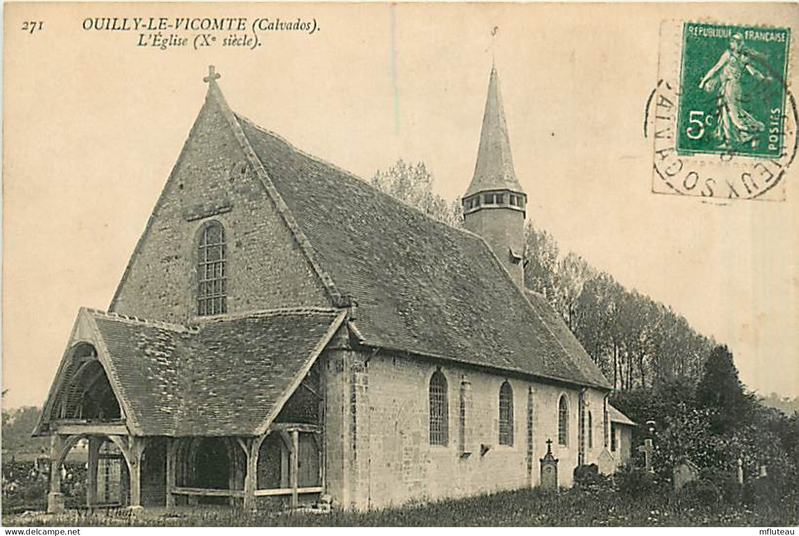 14* OUILLY LE VICOMTE   Eglise            MA99,1380 - Autres & Non Classés