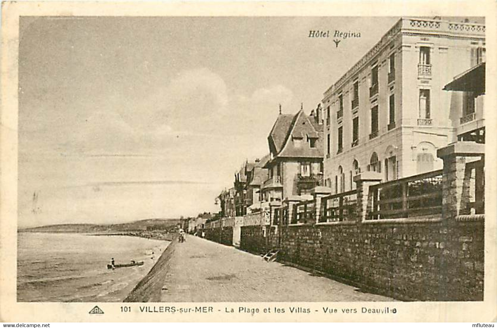 14* VILLERS SUR MER  Plage – Villas           MA99,1251 - Villers Sur Mer