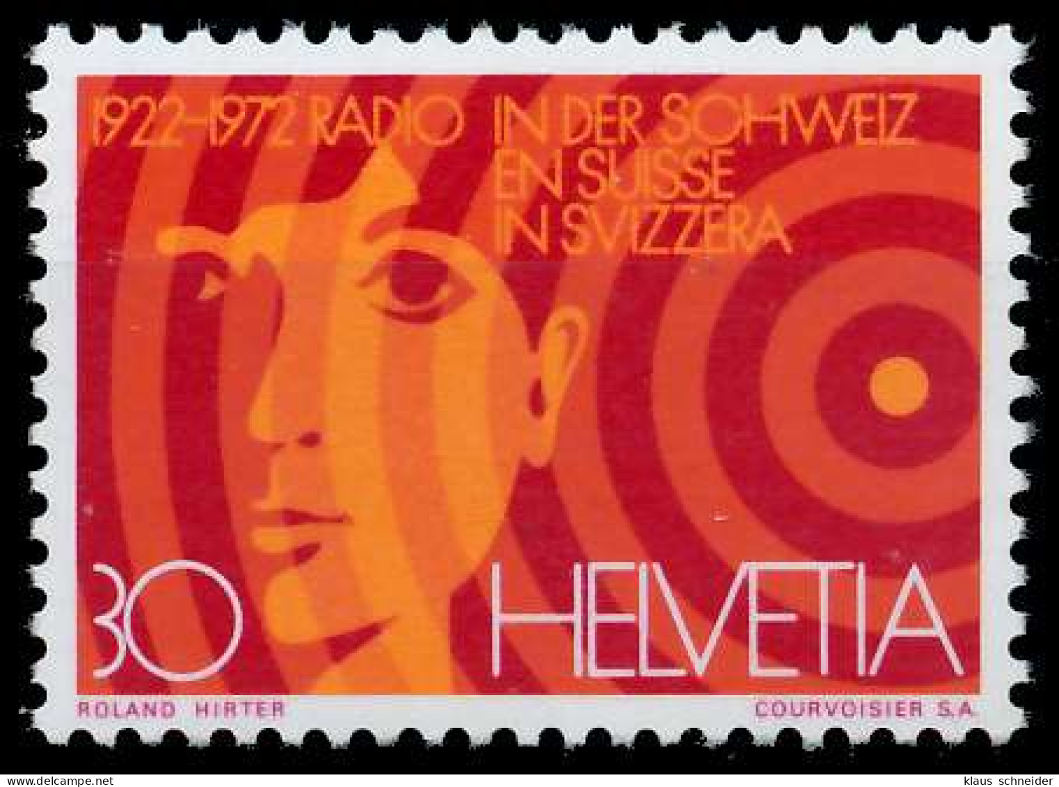 SCHWEIZ 1972 Nr 966 Postfrisch X66F082 - Unused Stamps