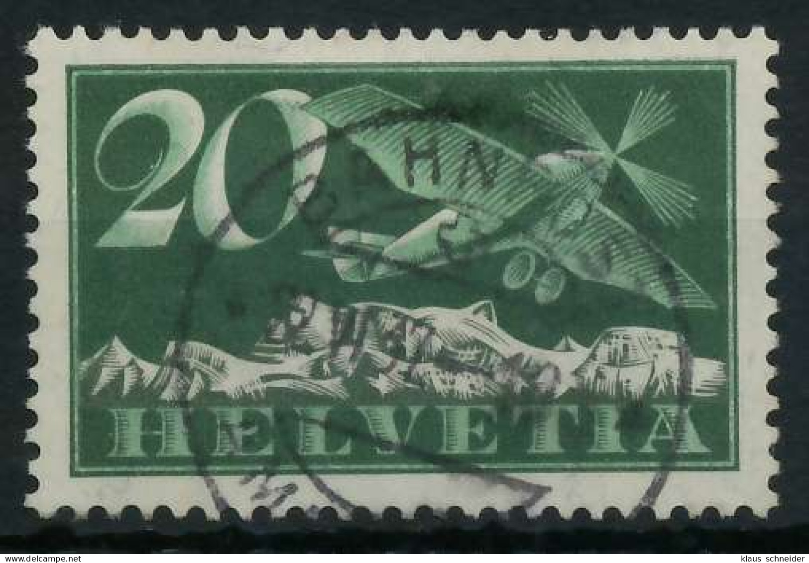 SCHWEIZ FLUGMARKEN Nr 213x Zentrisch Gestempelt X6B60A6 - Used Stamps