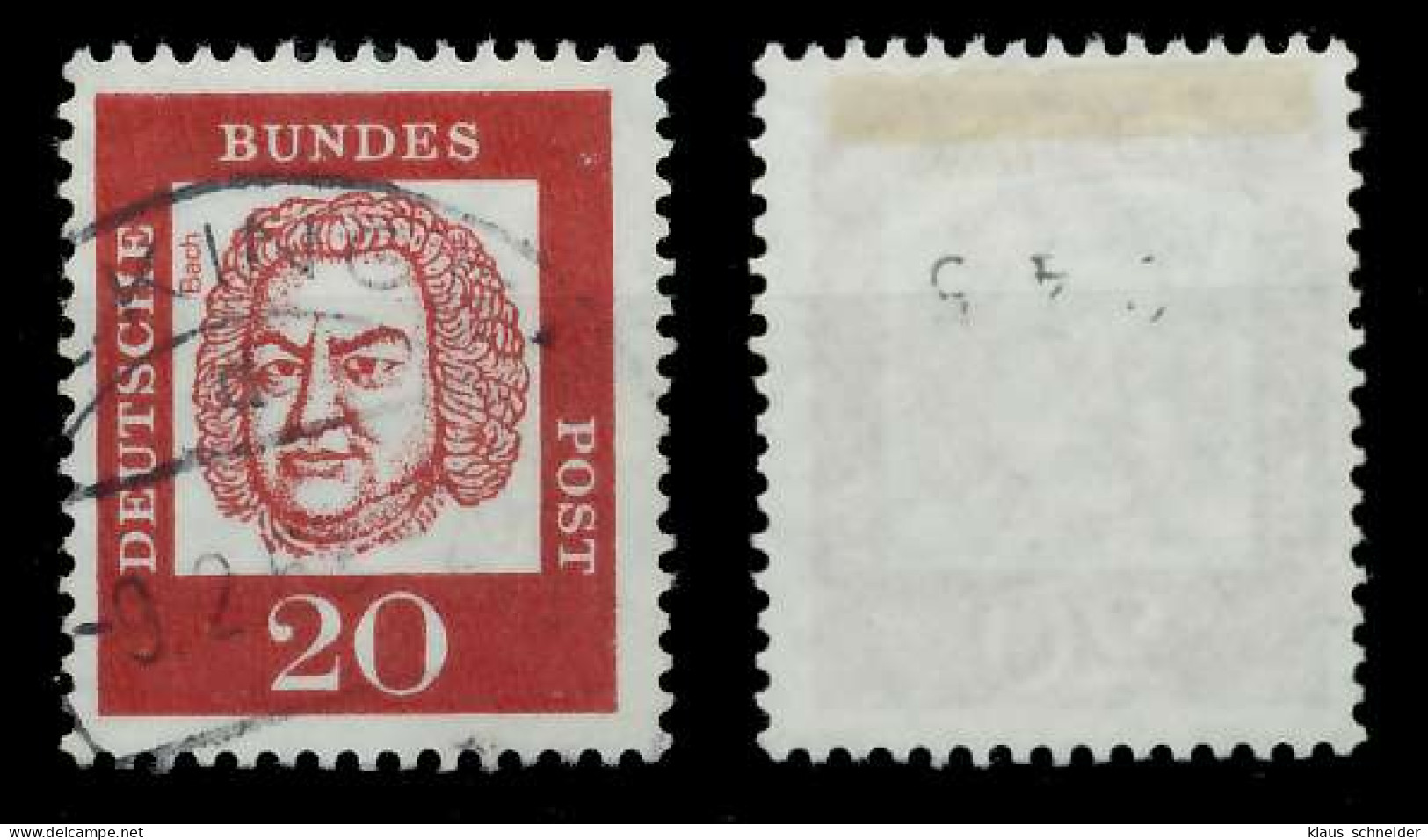 BRD BUND DS BED. DEUTSCHE Nr 352xR Gestempelt X6DE2FE - Used Stamps