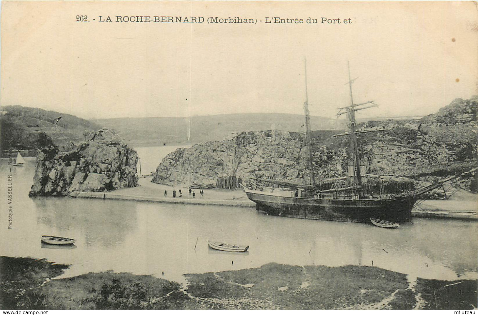 56* LA ROCHE BERNARD Entree Du Port       RL25,0490 - La Roche-Bernard