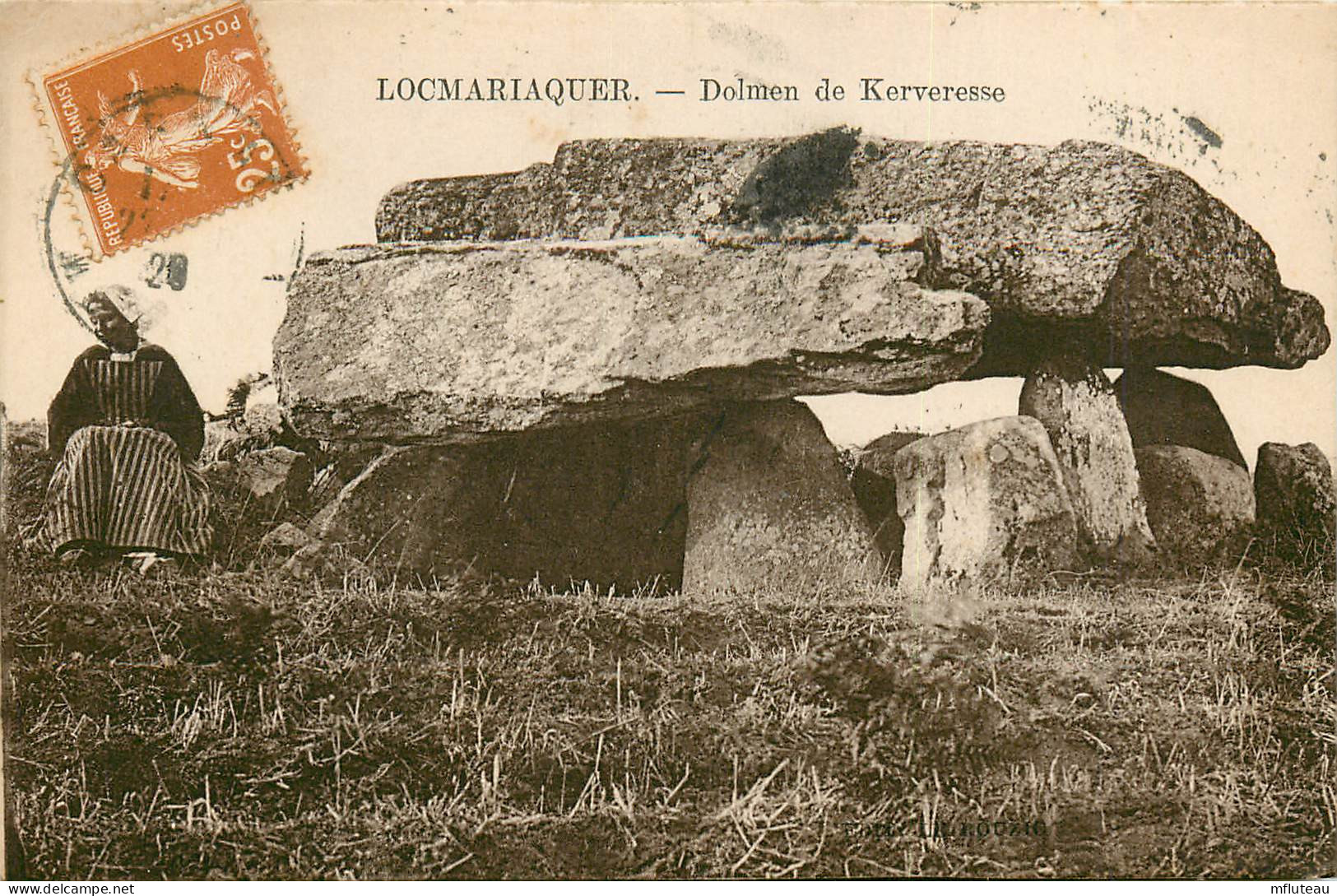 56* LOCMARIAQUER  Dolmen De Kerveresse     RL25,0425 - Locmariaquer