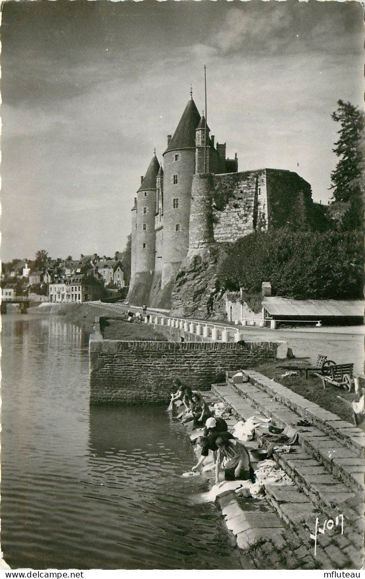 56* JOSSELIN  Chateau  - Lavandieres     CPSM  (format 9x14cm)  RL25,0415 - Josselin