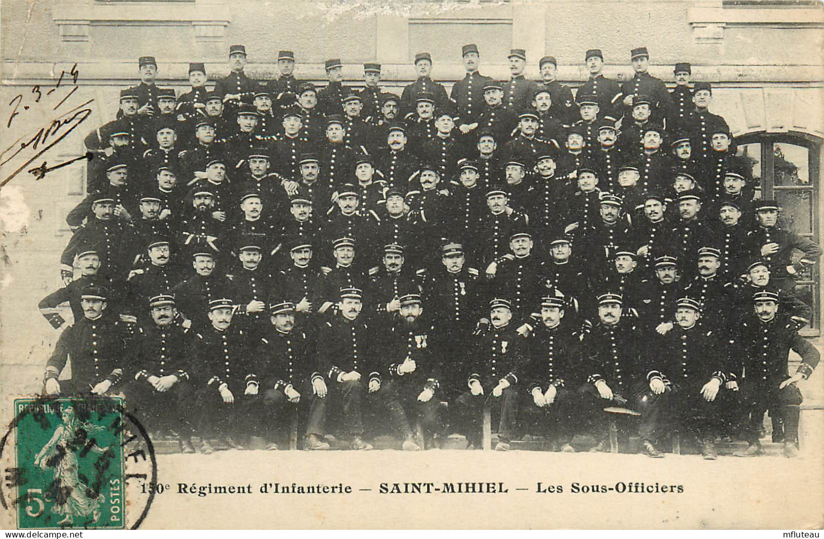 55* ST MIHIEL  150e RI – Les Sous Officiers   RL25,0322 - Regiments