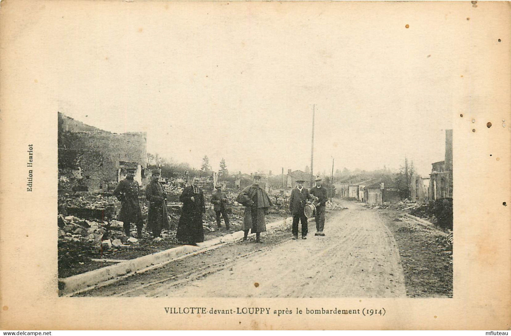 55* VILOTTE Devant LOUPPY  Apres Le Bombardement WW1     RL25,0261 - Guerre 1914-18