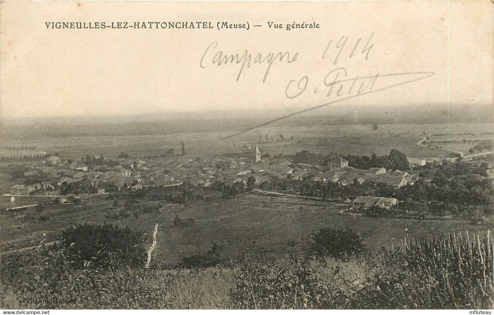 55* VIGNEULLES LEZ HATTONCHATEL  Vue Generale      RL25,0248 - Vigneulles Les Hattonchatel