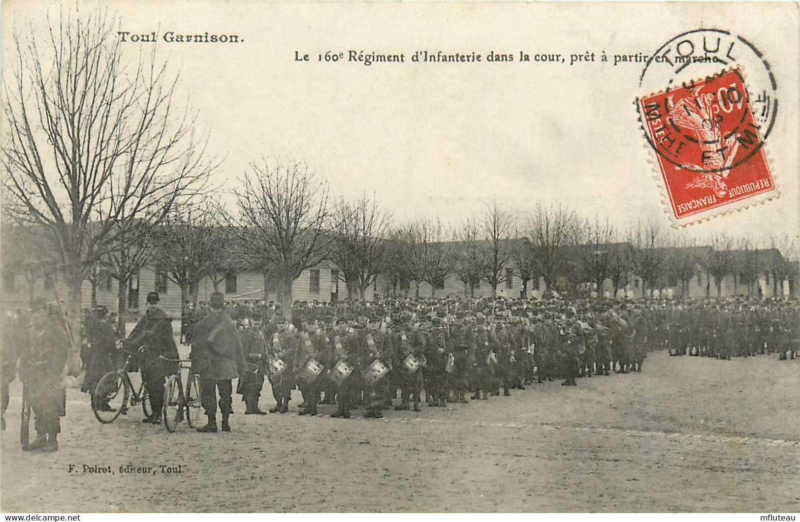 54* TOUL Le 160e  R.I  Prêt A Partir   RL25,0228 - Regimenten