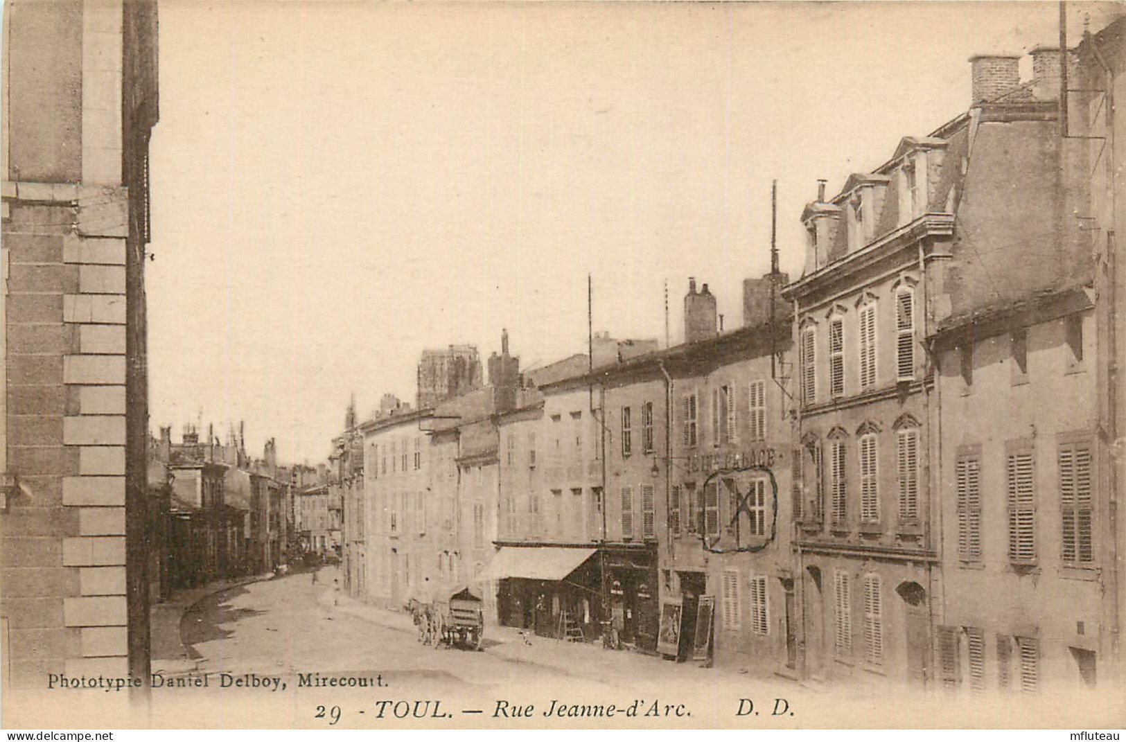 54* TOUL  Rue Jeanne D Arc   RL25,0210 - Toul