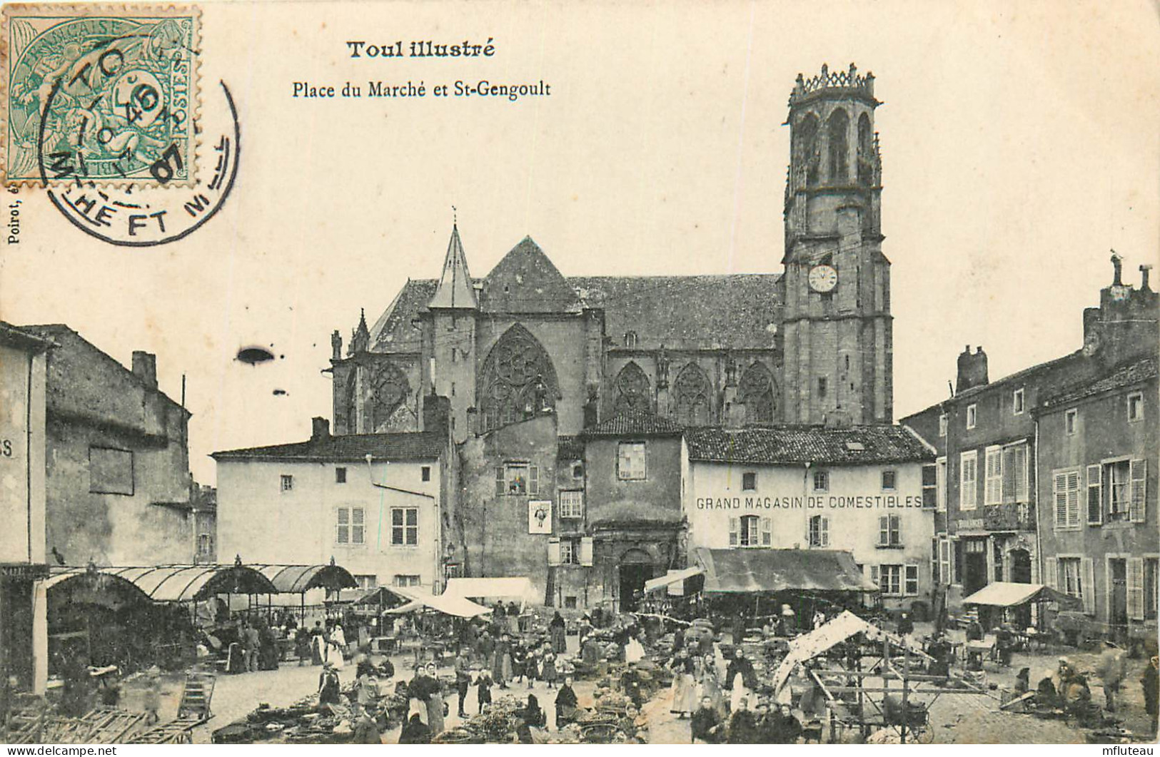 54* TOUL  Place Du Marche Et St Gengoult    RL25,0194 - Toul