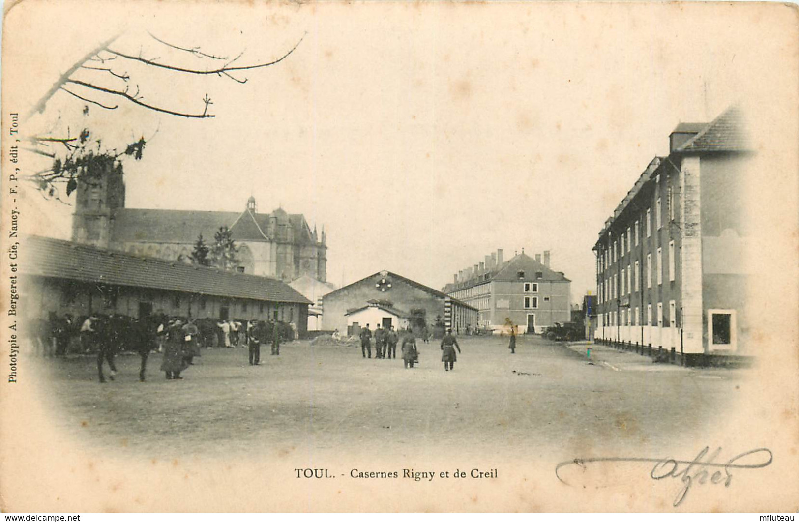 54* TOUL Caserne Rigny Et De Creil    RL25,0189 - Barracks