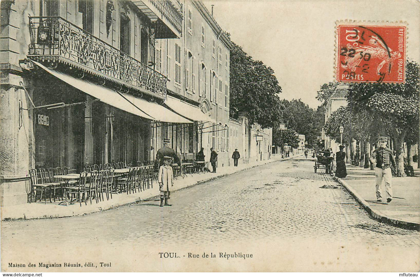 54* TOUL  Rue De La Republique   RL25,0190 - Toul