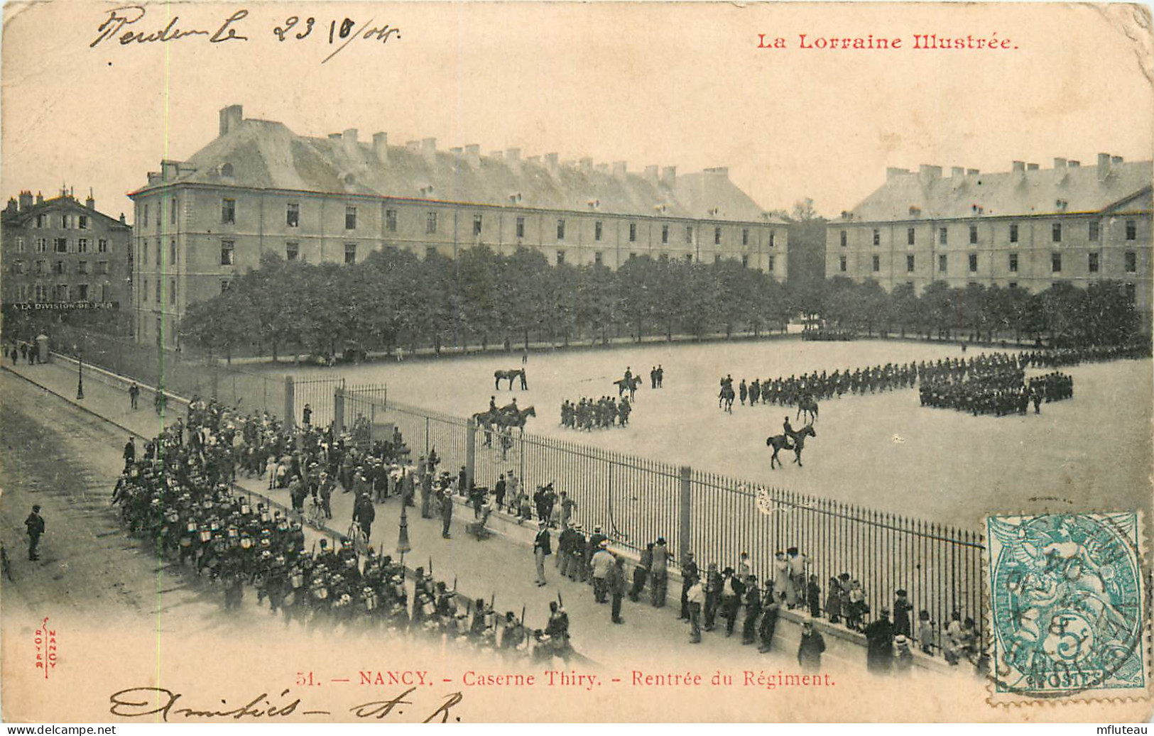 54* NANCY  Caserne Thiry – Rentree Du Regiment    RL25,0172 - Barracks