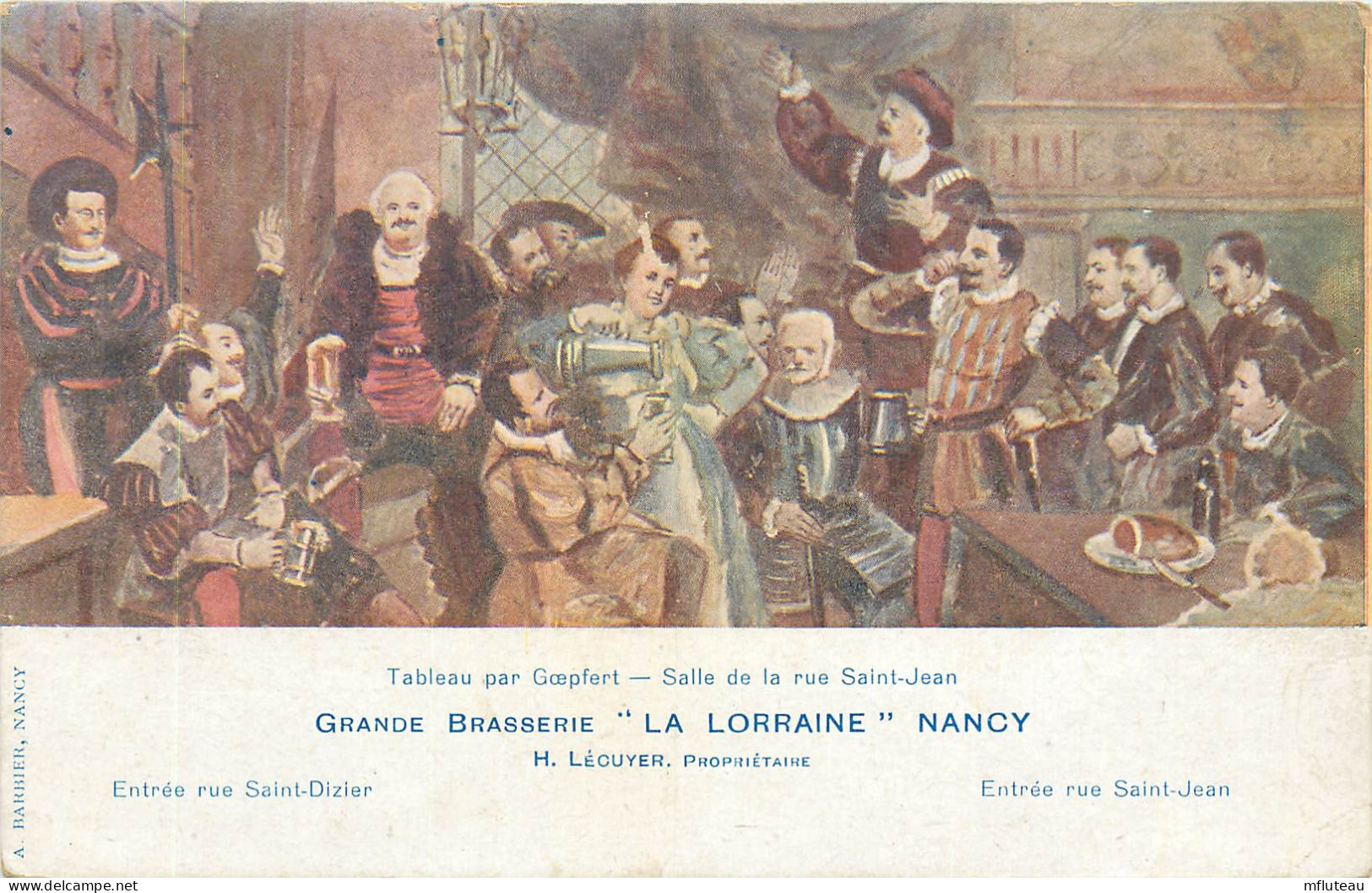 54* NANCY    Grande Brasserie Lorraine  «(tableau)  RL25,0157 - Nancy