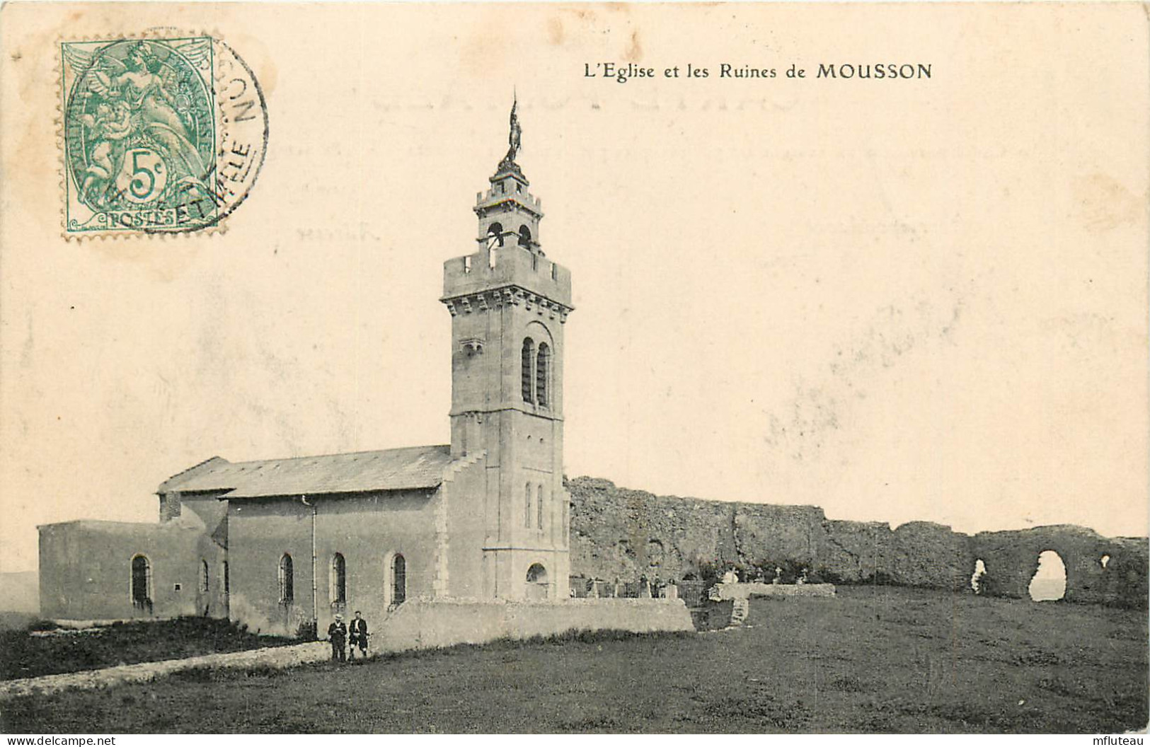 54*  MOUSSON    Eglise Et Ruines  WW1     RL25,0120 - Guerre 1914-18