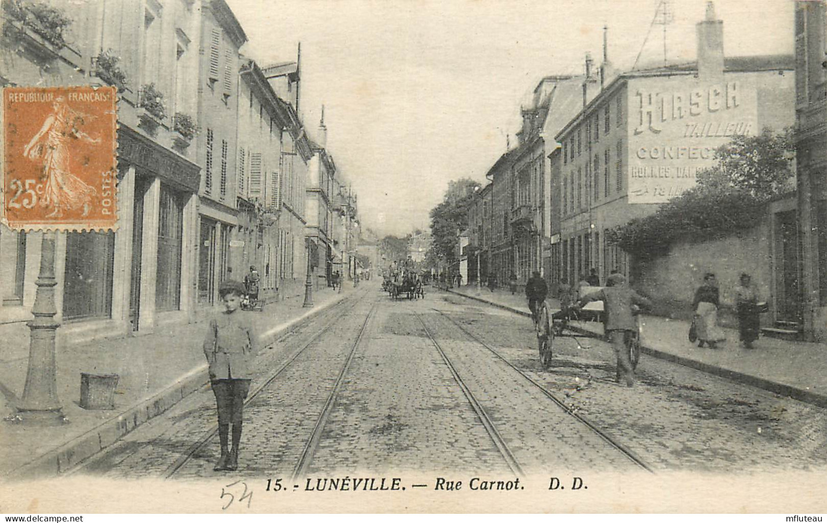 54* LUNEVILLE   Rue Carnot   RL25,0102 - Luneville