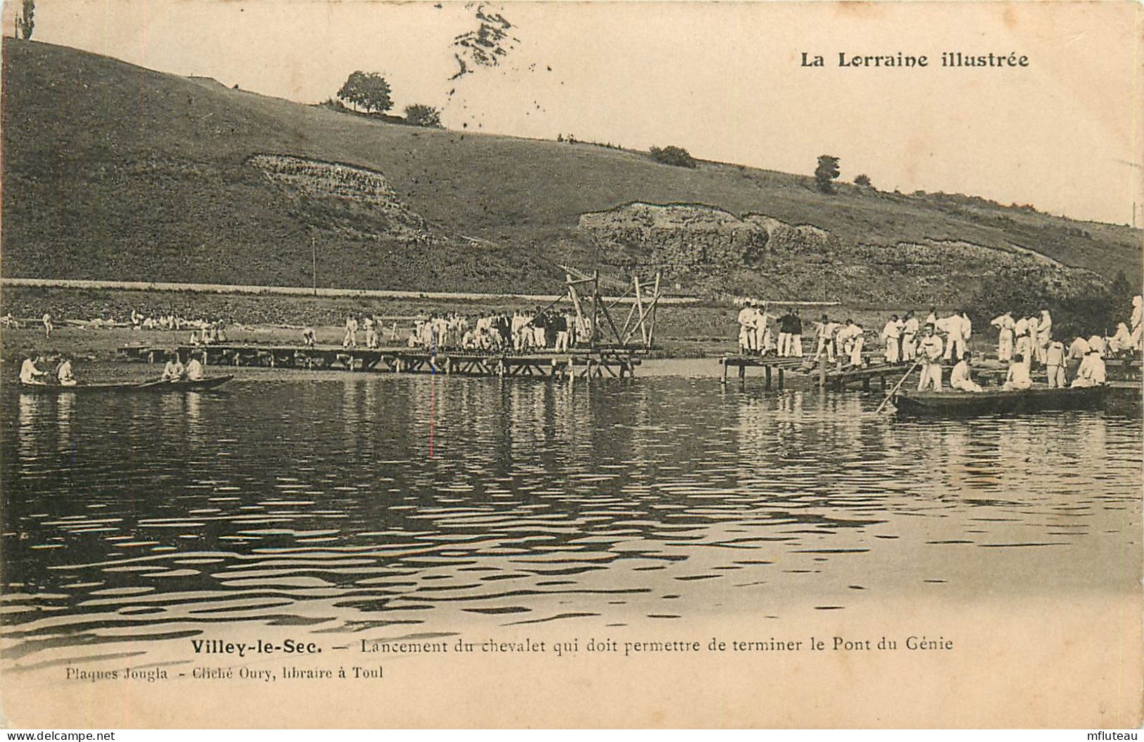 54* VILLEY LE SEC    Lancement Pont Du Genie    RL25,0044 - Manoeuvres