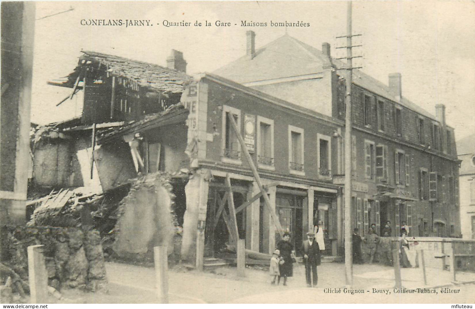 54* CONFLANS JARNY  Ruines Quartier De La Gare – WW1     RL25,0007 - Guerre 1914-18
