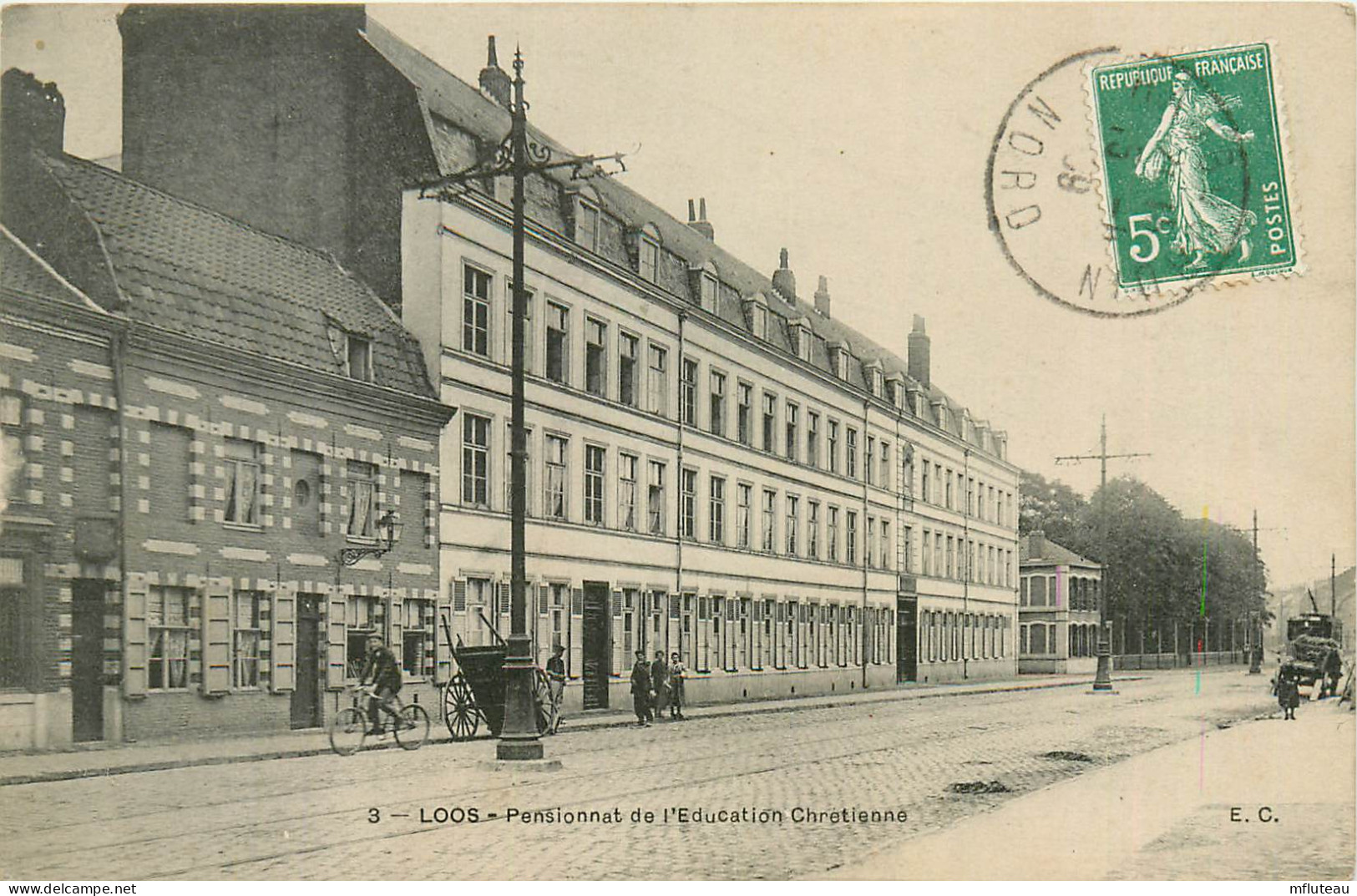 59* LOOS    Pensionnat Education Chretienne     RL25,1082 - Loos Les Lille