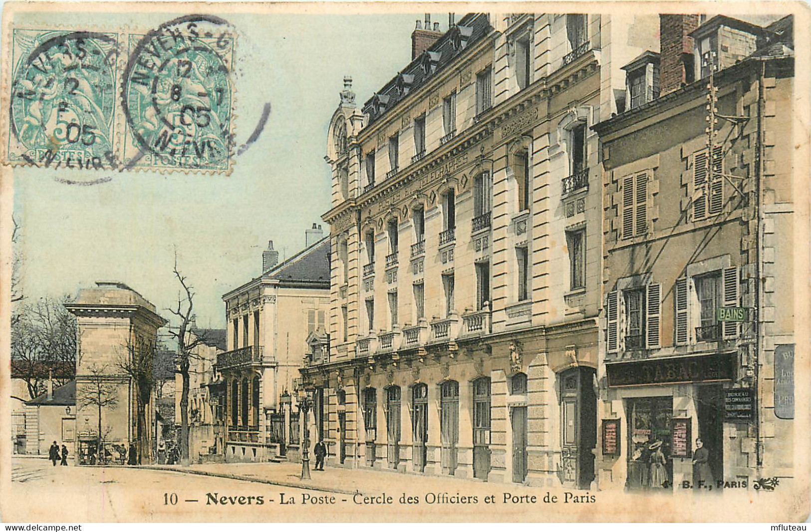 58* NEVERS    La Poste – Cercle Des Officiers     RL25,1050 - Nevers