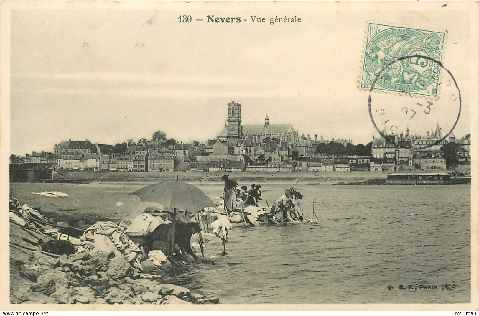 58* NEVERS   Vue Generale -  Lavandieres     RL25,1055 - Nevers