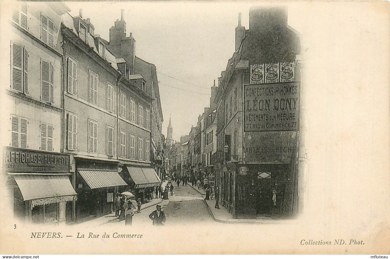 58* NEVERS   La Rue Du Commerce     RL25,1054 - Nevers