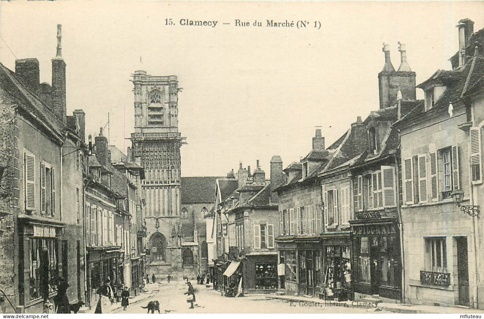 58* CLAMECY   Rue Du Marche  RL25,1020 - Clamecy