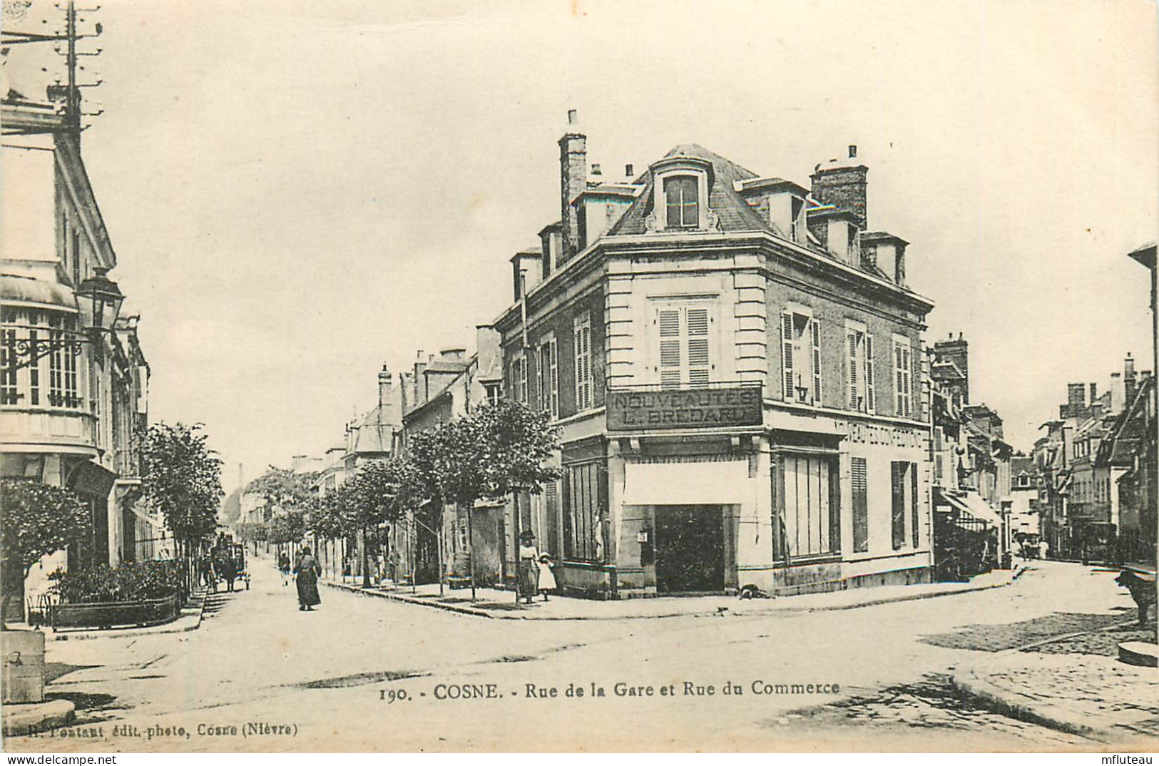 58* COSNE     Rue De La Gare Et Rue Du Commerce     RL25,1002 - Cosne Cours Sur Loire