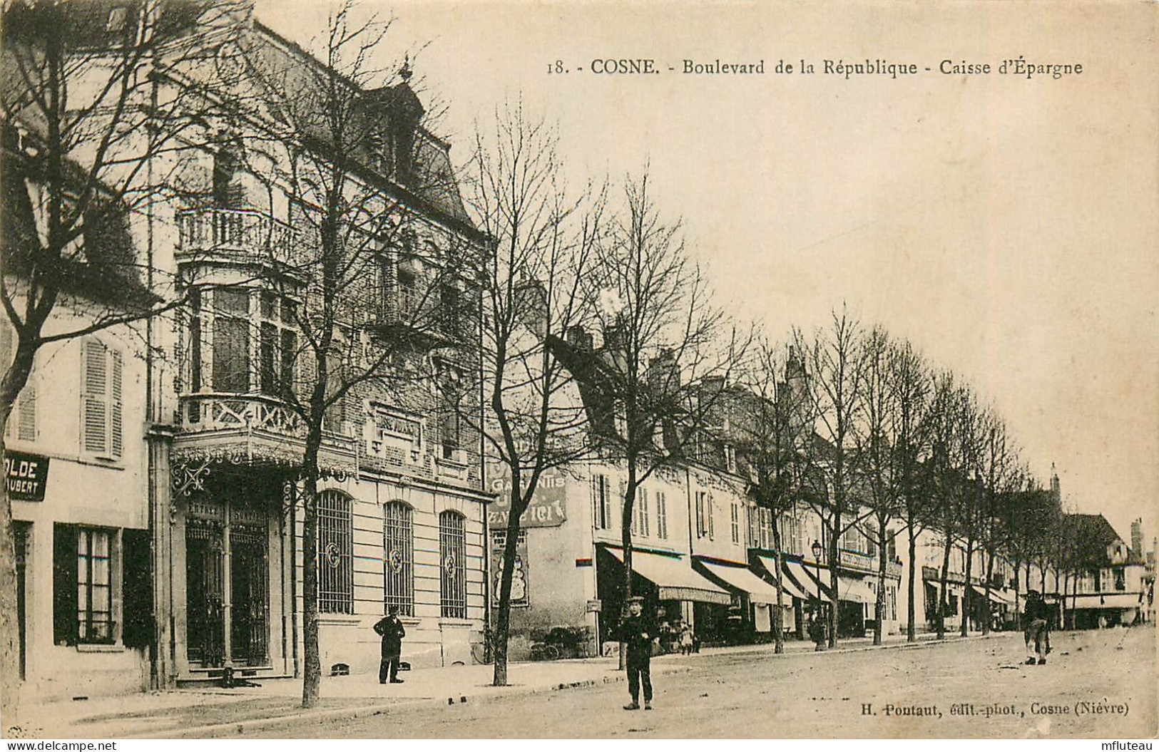 58* COSNE  Bd  E La Republique – Caisse Epargne      RL25,0989 - Cosne Cours Sur Loire