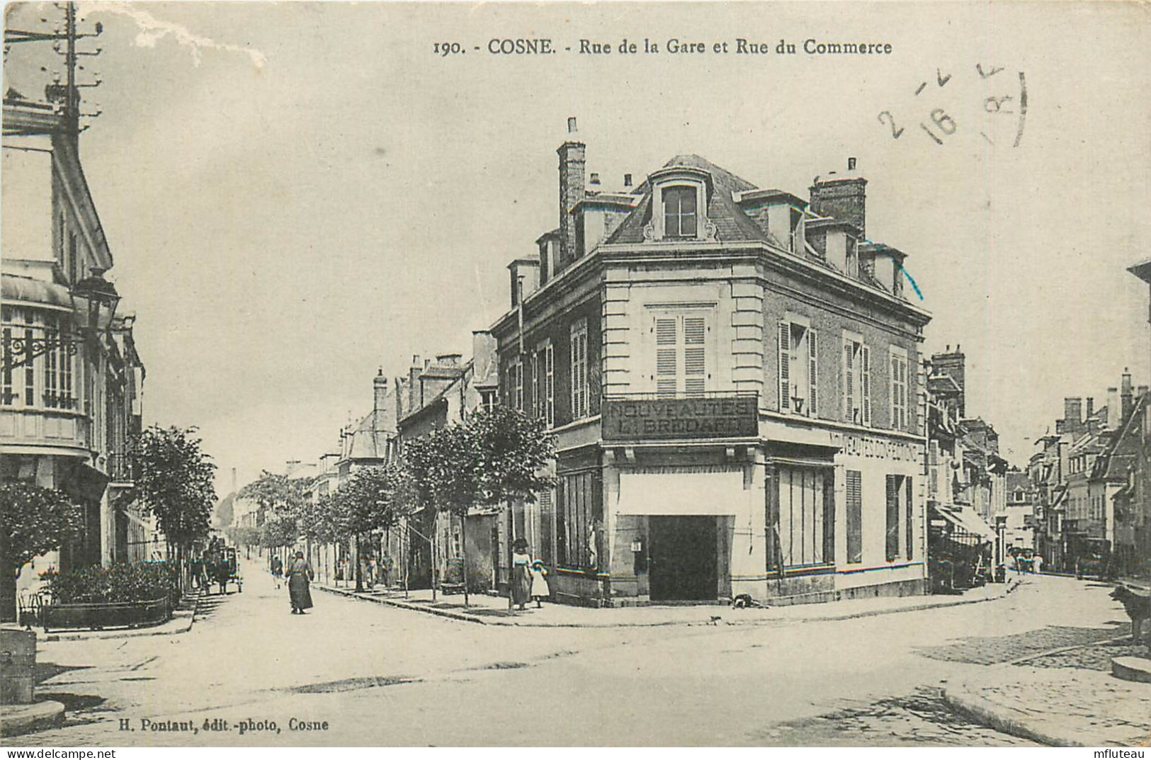 58* COSNE  Rue De La Gare T Rue Du Commerce       RL25,0994 - Cosne Cours Sur Loire