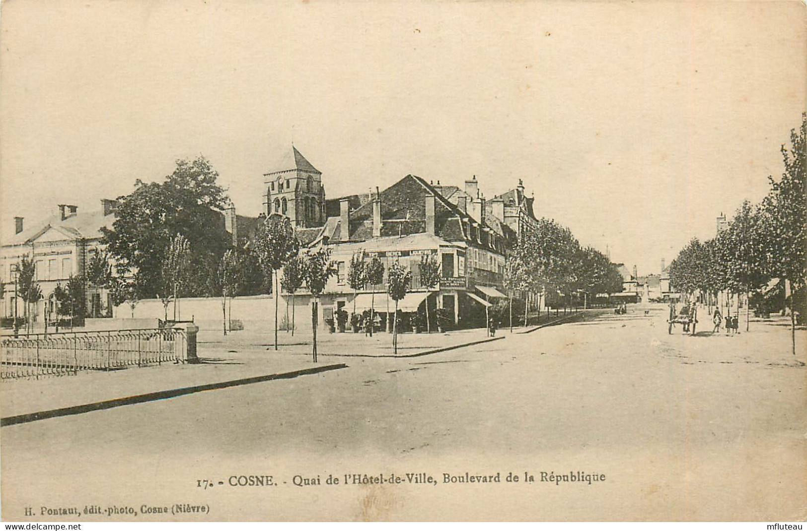 58* COSNE   Qua De L Hotel De Ville     RL25,0991 - Cosne Cours Sur Loire