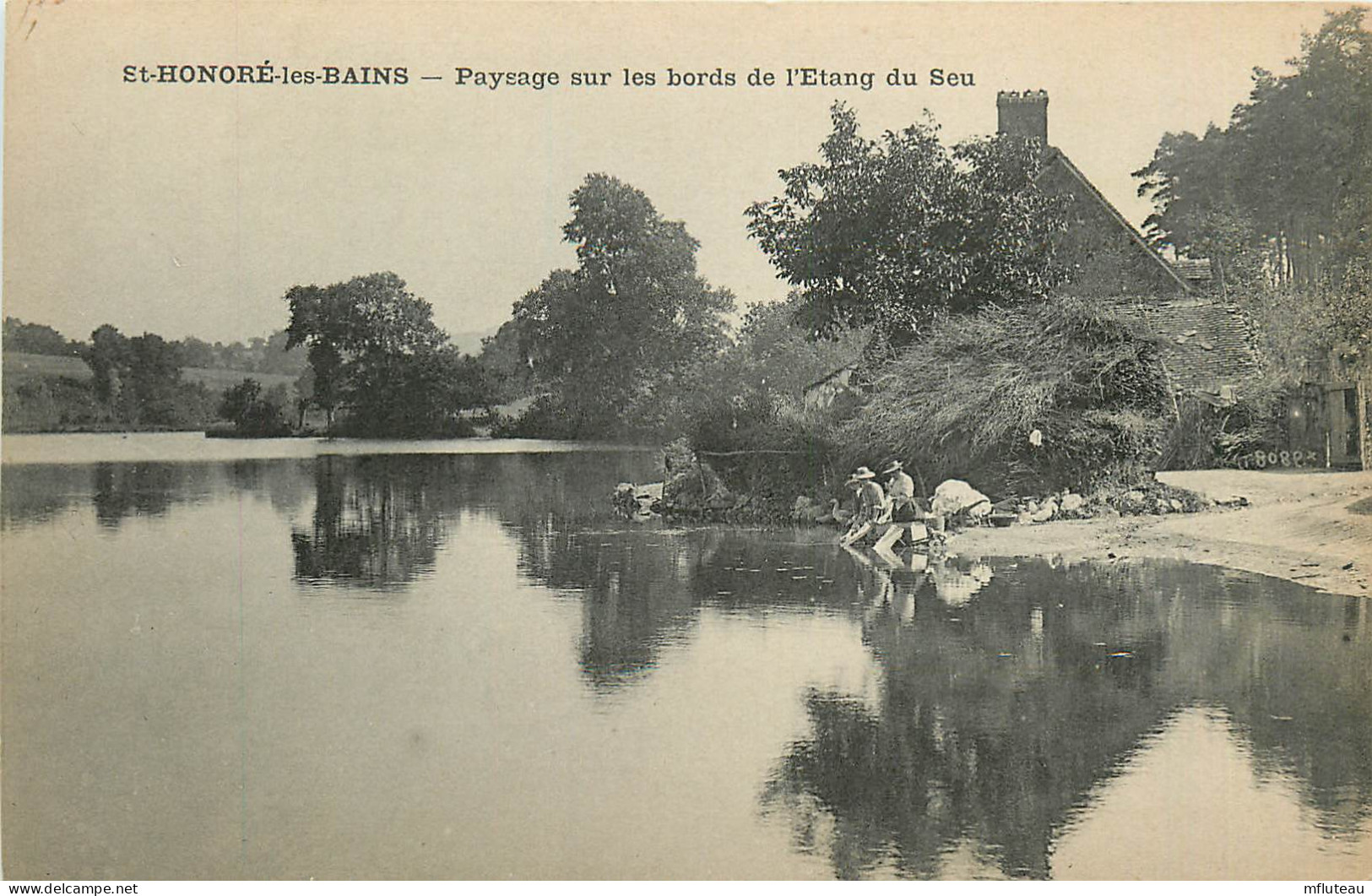 58* ST HONORE LES BAINS   Bords De L Etang Du Seu     RL25,0928 - Saint-Honoré-les-Bains