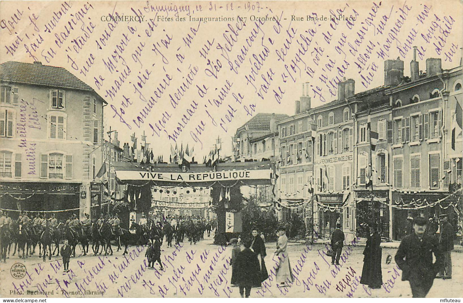 55* COMMERCY    Fetes Des Inaugurations 1907   RL25,0907 - Commercy