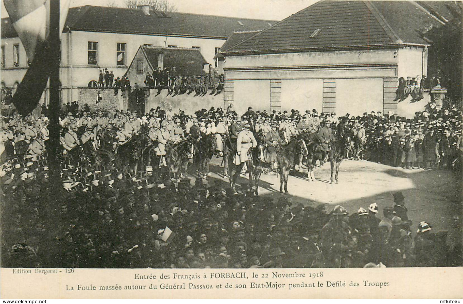 57* FORBACH    22-11-1918  Defile Des Troupes  WW1 RL25,0830 - Forbach