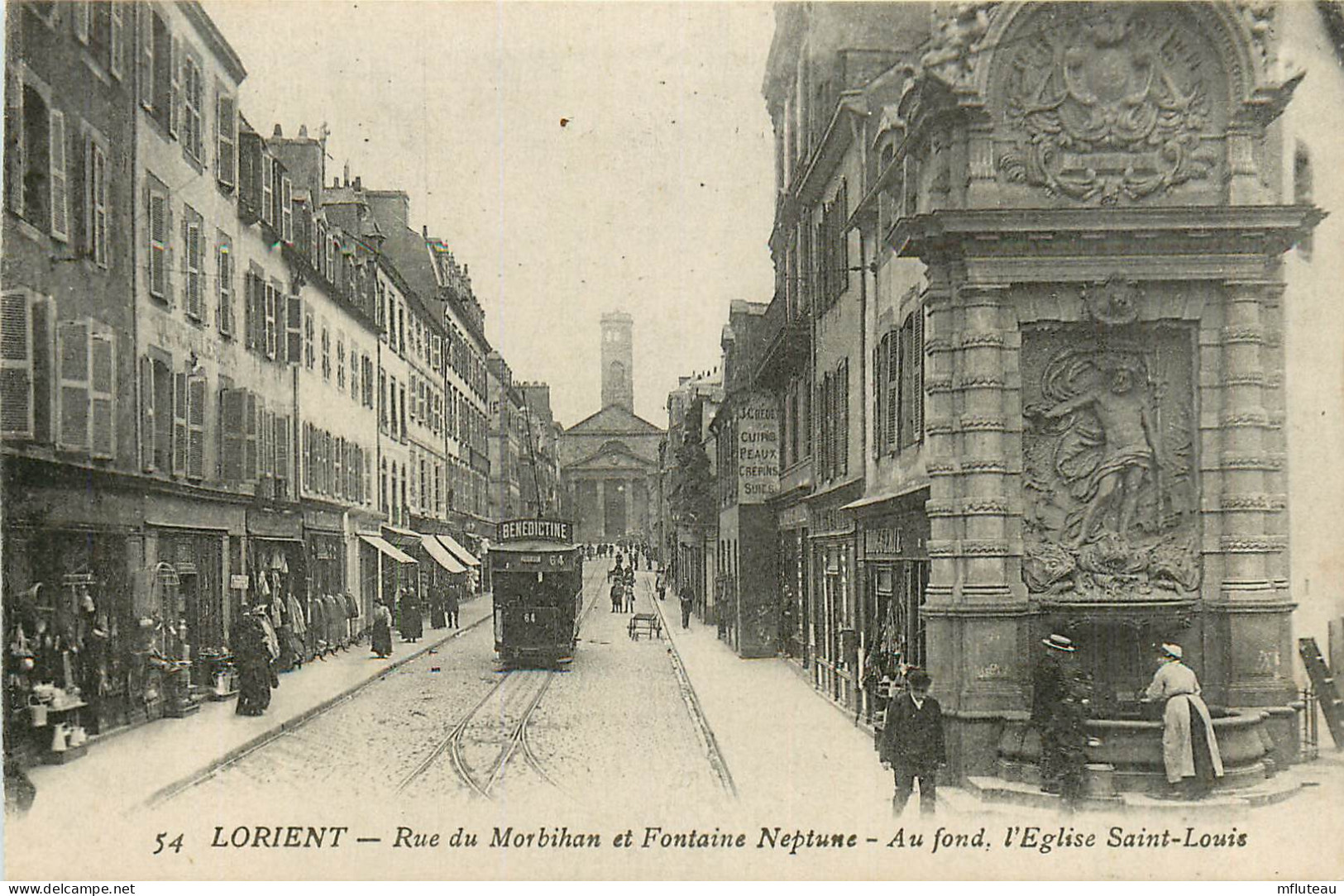 56* LORIENT    Rue Du Morbihan – Fontaine  Neptune     RL25,0711 - Lorient