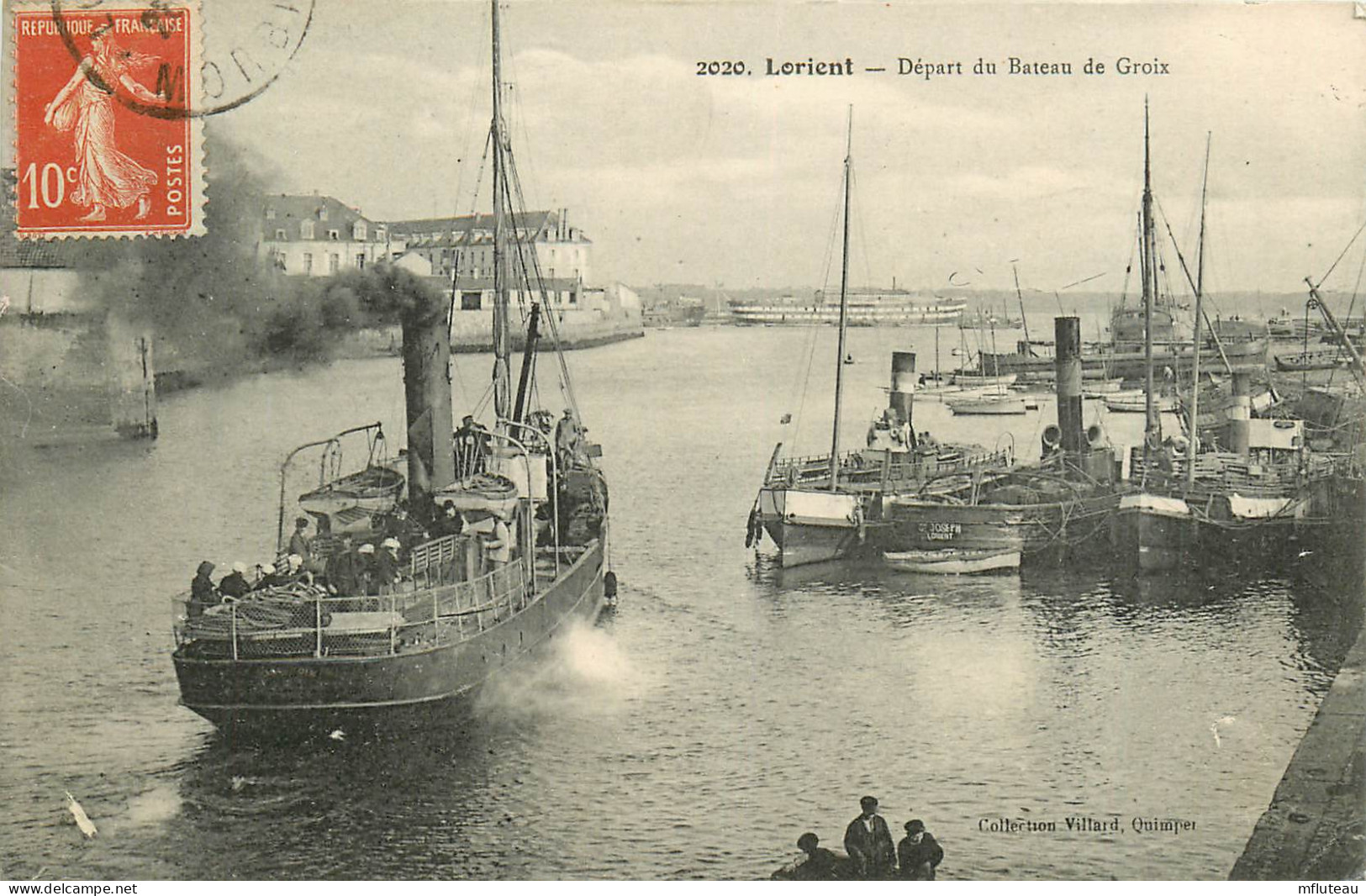 56* LORIENT    Depart Du Bateau De Groix      RL25,0677 - Lorient