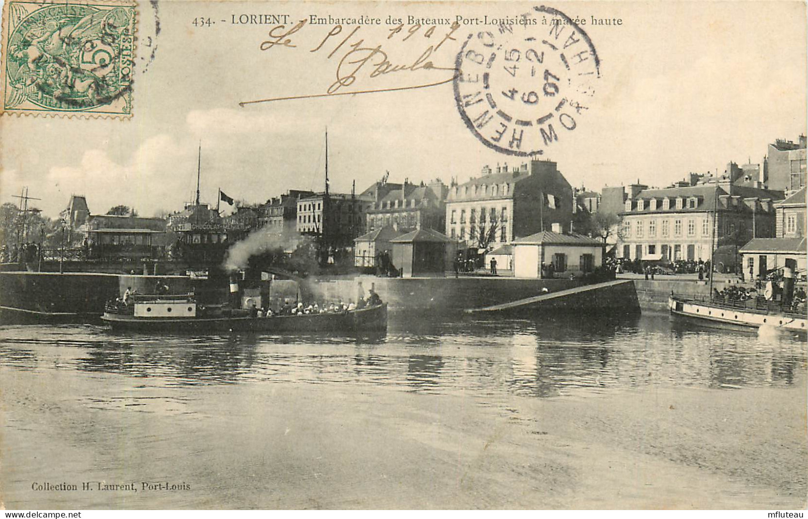 56* LORIENT  Embarcadere Bateaux Ports Louisiens        RL25,0664 - Lorient