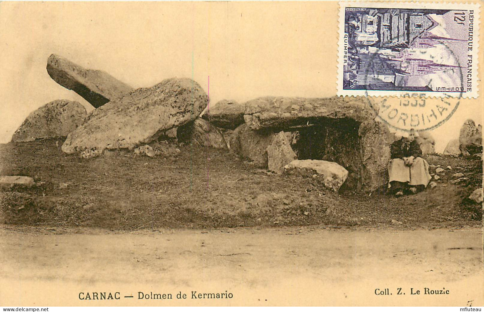 56* CARNAC   Dolmen De Kermaric    RL25,0587 - Carnac